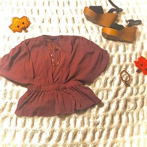 Brand: ASOS Size: 4 Color: Maroon. Online as Chocolate